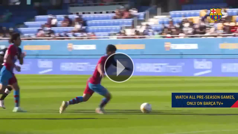 Yusuf Demir, Barcelona'da harika başladı