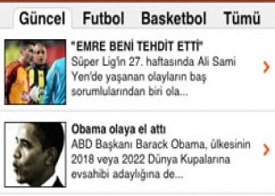 SPORX IPHONE'DA!..