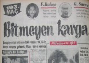 Resimli derbi tarihi!