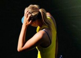 Bir veda da Sharapova'dan!