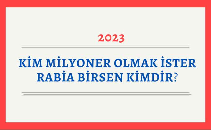 Kim Milyoner Olmak İster Rabia Birsen kimdir koluna ne oldu Kim