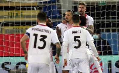 Ibrahimovic yine şov yaptı, Milan kazandı