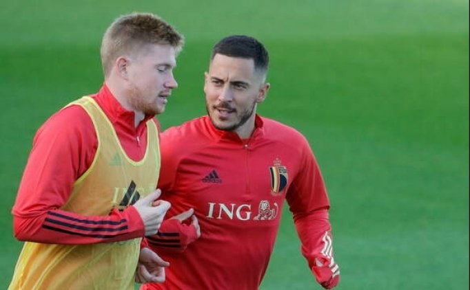 Kevin de Bruyne: 'Hazard'�n durumu �z�c�'
