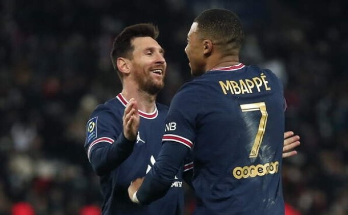 PSG deplasmanda Messi ve Mbappe'yle kazand�