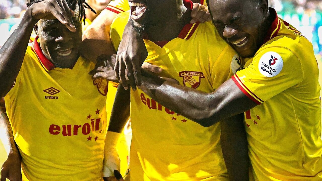 G�ztepe'de savunma oyuncular� parlad�