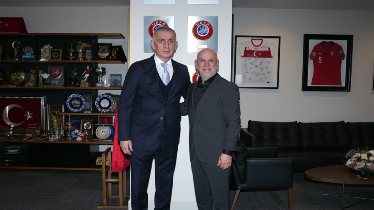 �brahim Hac�osmano�lu, 1. Lig ekibini ziyaret etti