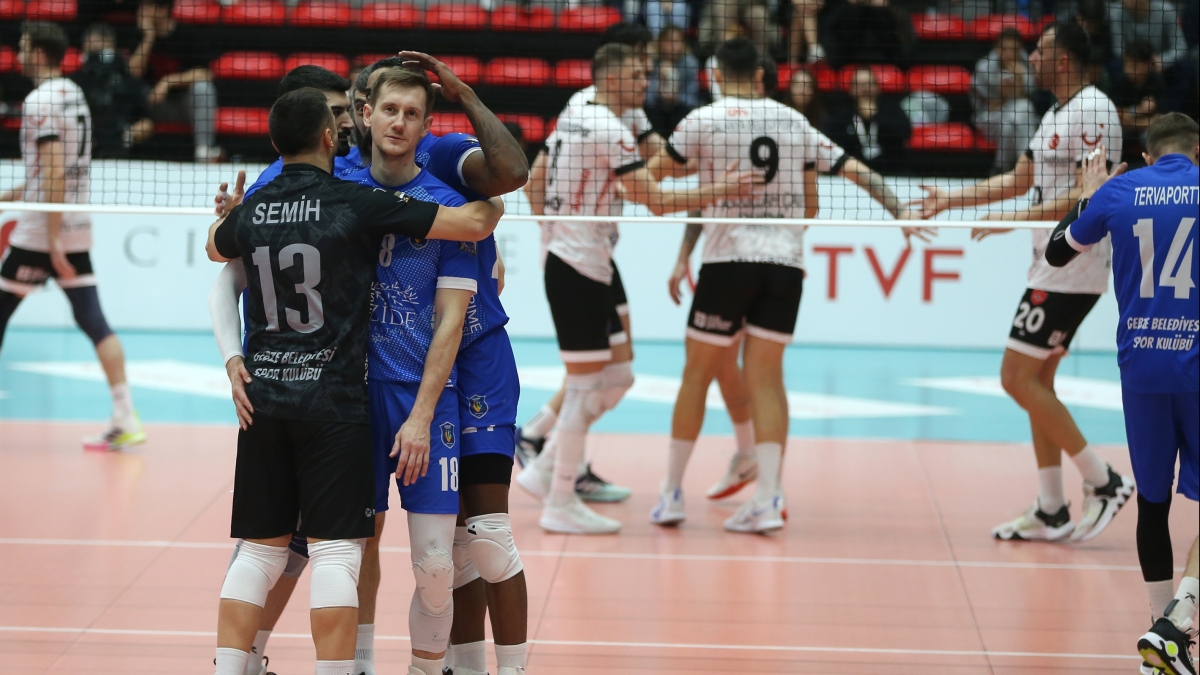 Gebze Belediyespor, deplasmanda son sette kazand�!