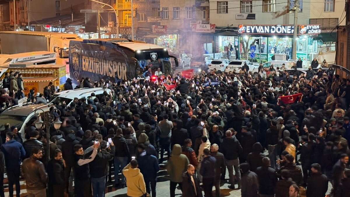 Erzurumspor FK, kentte co�kuyla kar��land�