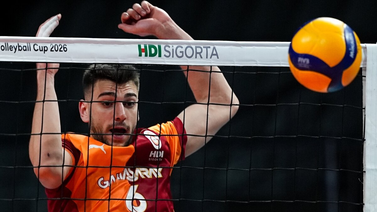Galatasaray Erkek Voleybol Tak�m�, CEV Kupas�'nda Greenyard Maaseik'in konu�u
