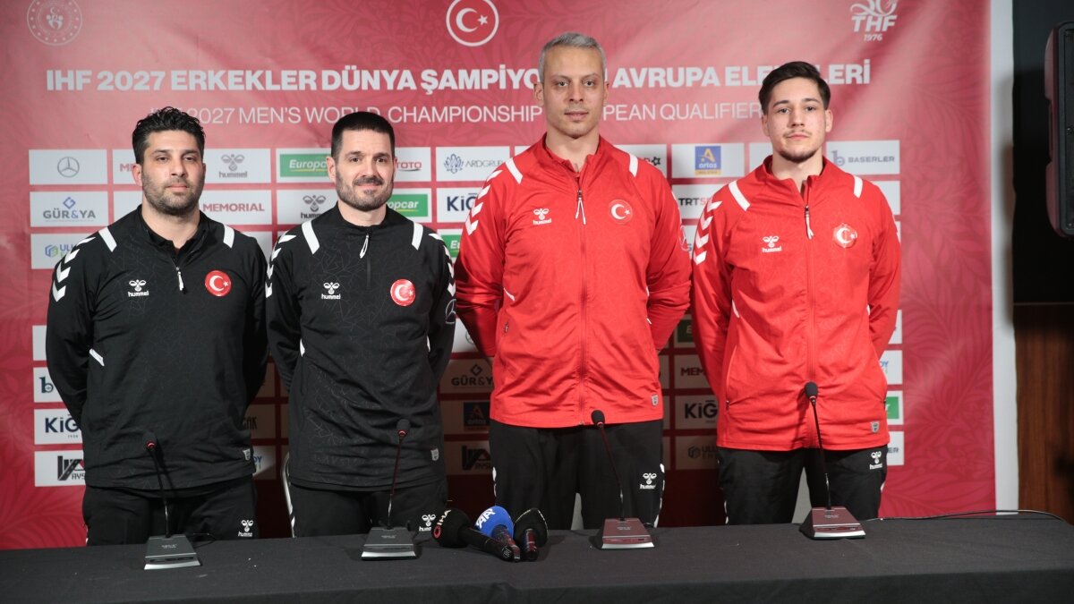 A Milli Hentbol Tak�m�, Romanya ma�� �ncesinde konu�tu