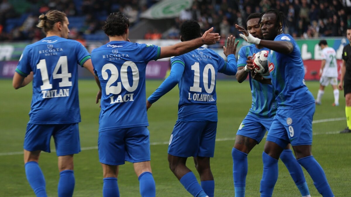 Rizespor, Konyaspor'un serisini bitirdi