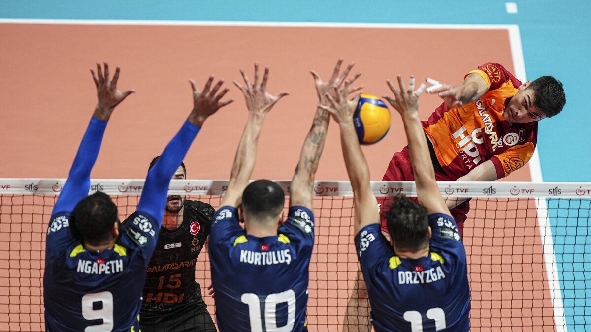 Kupa Voley'de Galatasaray - Fenerbah�e derbisi zaman�
