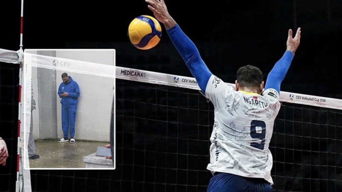Fenerbah�e'de olay yaratan g�r�nt�! Earvin Ngapeth'e b�y�k tepki