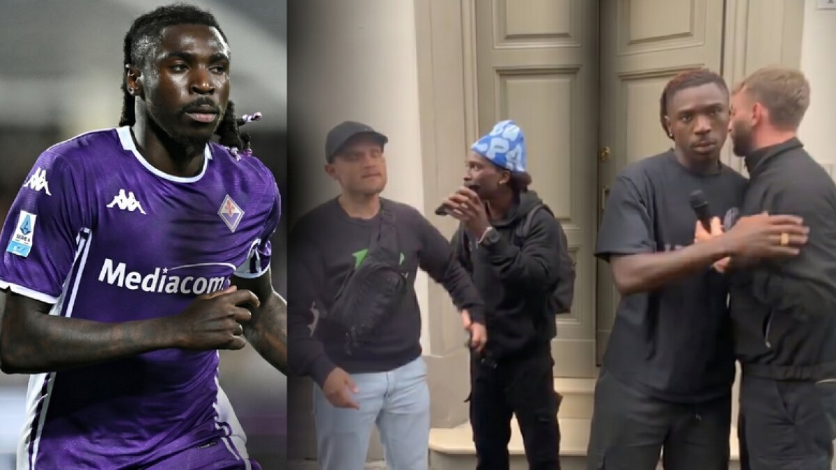 Moise Kean ��lg�na d�nd�: Fenomene canl� yay�nda tehdit