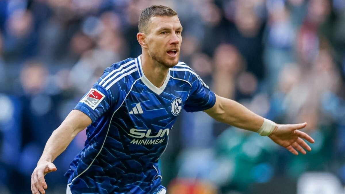 Schalke'nin gol sigortas� Dzeko haz�r