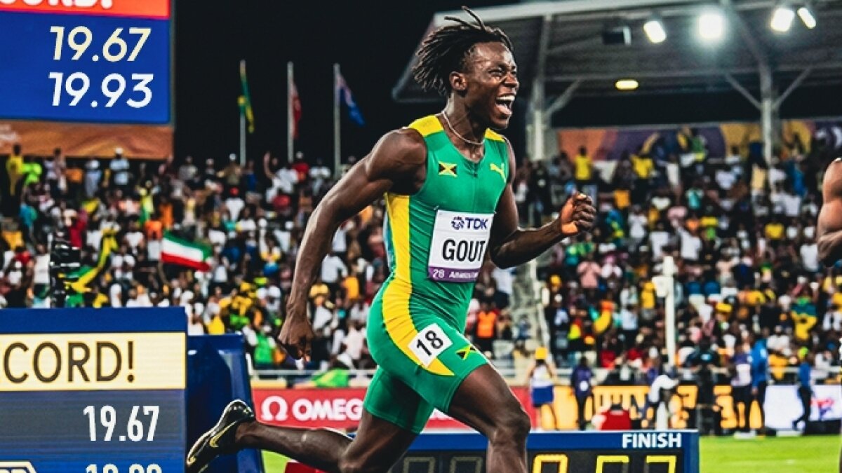 Avustralyal� atlet Gout Gout, Usain Bolt'u geride b�rakt�!