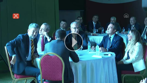 Ali Koç ve Burak Elmas, Voleybol Gecesi'nde buluştu