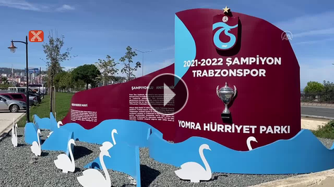 Trabzon'da Şampiyonluk Anıtı açıldı