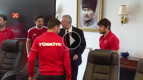 Taha ve Rıza'dan Yavaş'a ziyaret