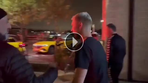 Galatasaraylı taraftarlardan Nelsson'a özel uğurlama