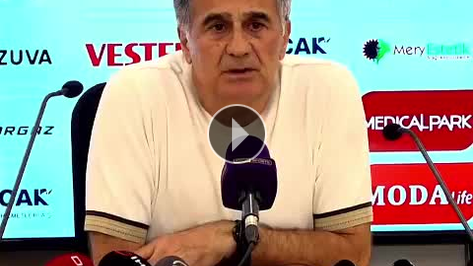 Şenol Güneş: 'İlk yarı uyurgezer gibiydik'