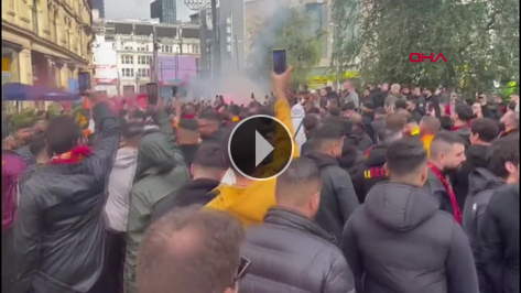 Galatasaray tarafından Manchester'da büyük destek!