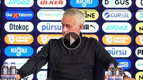 Mourinho: 'Kulbemden mutluyum; skk takvimden korkmuyorum'