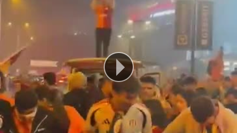 Üç büyük takım taraftarları, beraber kutlama yaptı