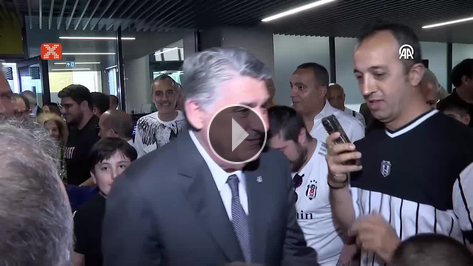 Beşiktaş'ta bayramlaşma töreni