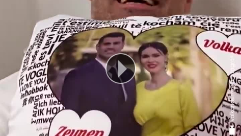 Volkan Demirel'den eşine sürpriz