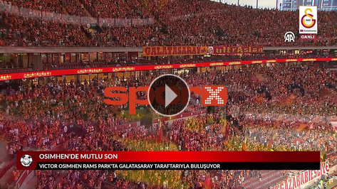 Osimhen ve Sane'ye RAMS Park'ta imza töreni