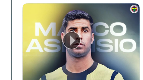 Fenerbahçe, Asensio'yu böyle duyurdu