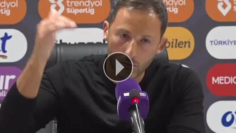 Tedesco: 'Bir puan için mutlu olmalıyız'