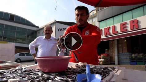 Samsunsporun Avrupadaki baarsn hamsiyi ucuza satarak kutlad!