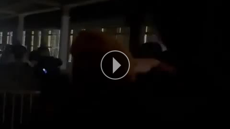 Partizan taraftar, salonun camlarn krd!