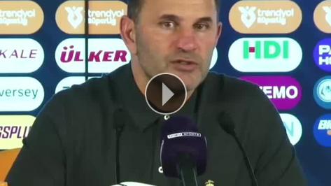 Okan Buruk: 'Biz de iki penalt, 1 krmz kart bekledik'