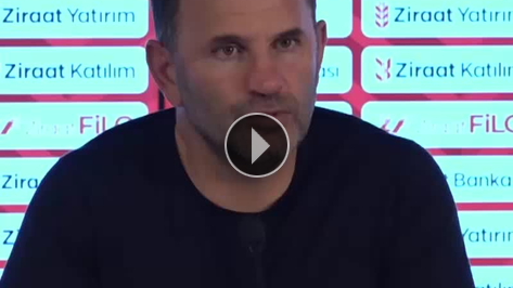 Okan Buruk'tan Sara ele�tirilerine cevap