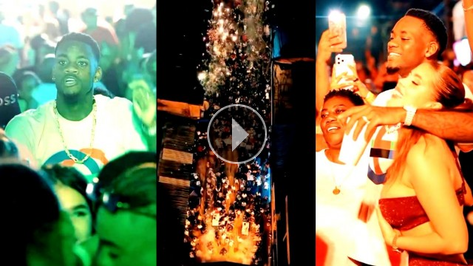 Jhon Duran, do�du�u sokakta parti verdi