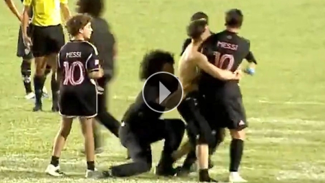 Sanki Messi ile g�re�meye geldiler!