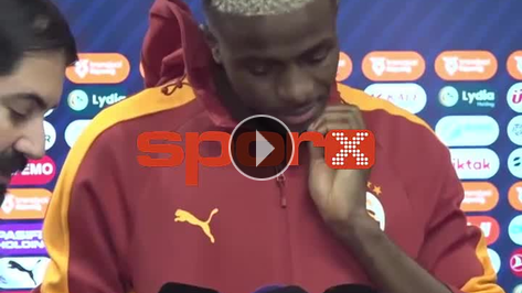 Osimhen'den iddialar� yan�t ve Be�ikta� s�zleri