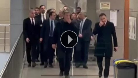 Galatasarayl� y�neticiler, Metehan Baltac�'ya destek i�in �a�layan'da