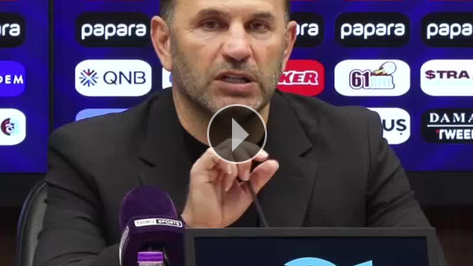 Okan Buruk: 'Bug�n ya�ananlar bizi motive edecek!'