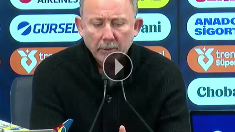 Sergen Yal��n: 'Biz bu �artlarda kupa falan kazanamay�z'