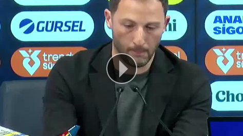 Domenico Tedesco: '�zerimizdeki bask�, itici g��!'