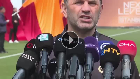 Okan Buruk: 'Real Madrid i�in Mbappe, Galatasaray i�in Osimhen'