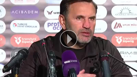 Okan Buruk'tan hakem kararlar�na tepki!