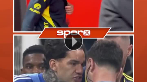 Ederson, derbi sonras� stadyumdan b�yle ayr�ld�