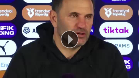 Okan Buruk'tan Osimhen ve Yunus'a b�y�k �vg�