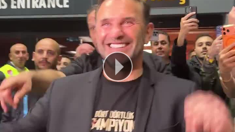 RAMS Park'ta Okan Buruk tezah�ratlar�