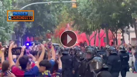 El Clasico �ncesi �a�k�nl�k veren olay!